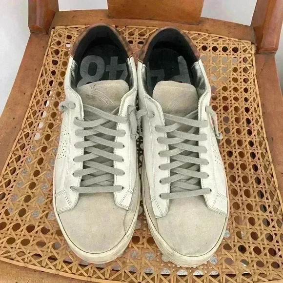 P448 SIZE 41 (9.5 US WOMEN) SNEAKER white with animal print - Picture 6 of 10